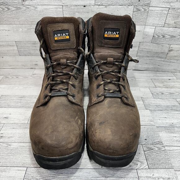 Ariat Work Boots Mens Size 14 D Brown Composite Toe Waterproof Slip Resistant main image 15